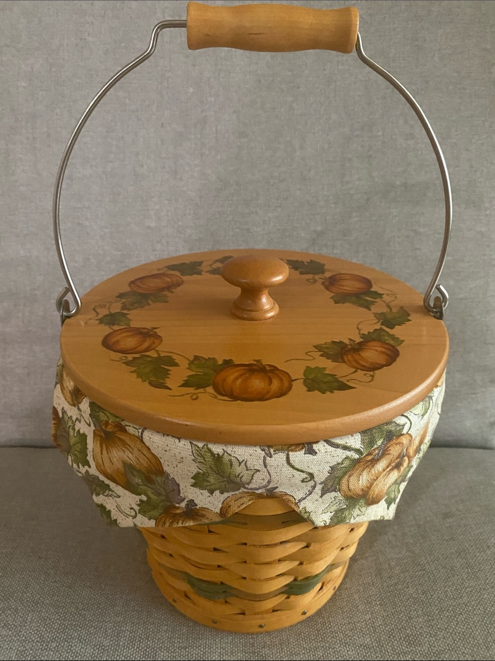 Longaberger 2002 Autumn Pail Basket 🧺